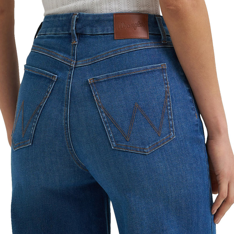 Wrangler Women's BeSpoke Vienne Wide Leg Jean