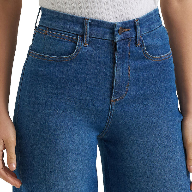 Wrangler Women's BeSpoke Vienne Wide Leg Jean