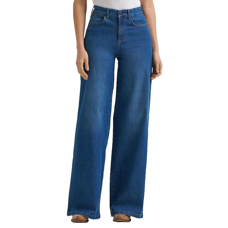 Wrangler Women's BeSpoke Vienne Wide Leg Jean
