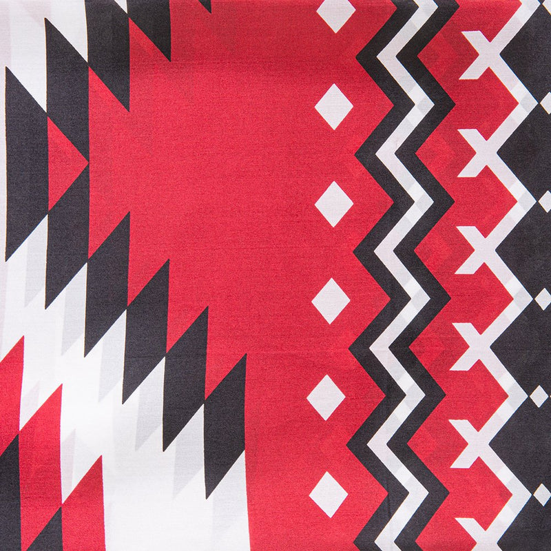 Mens Southwest Red/Black Wild Rag