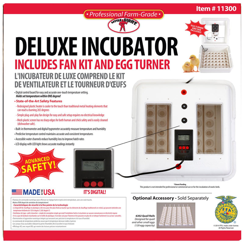 Little Giant Deluxe Incubator w/Egg Turner