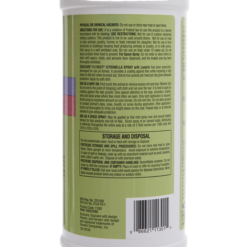 Farnam Equicare Flysect Citronella Spray 32oz