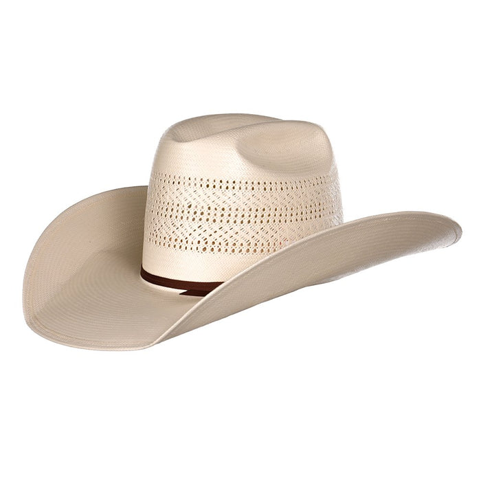 Ivory Triple Vent 4 1/4in. Brim Straw Cowboy Hat