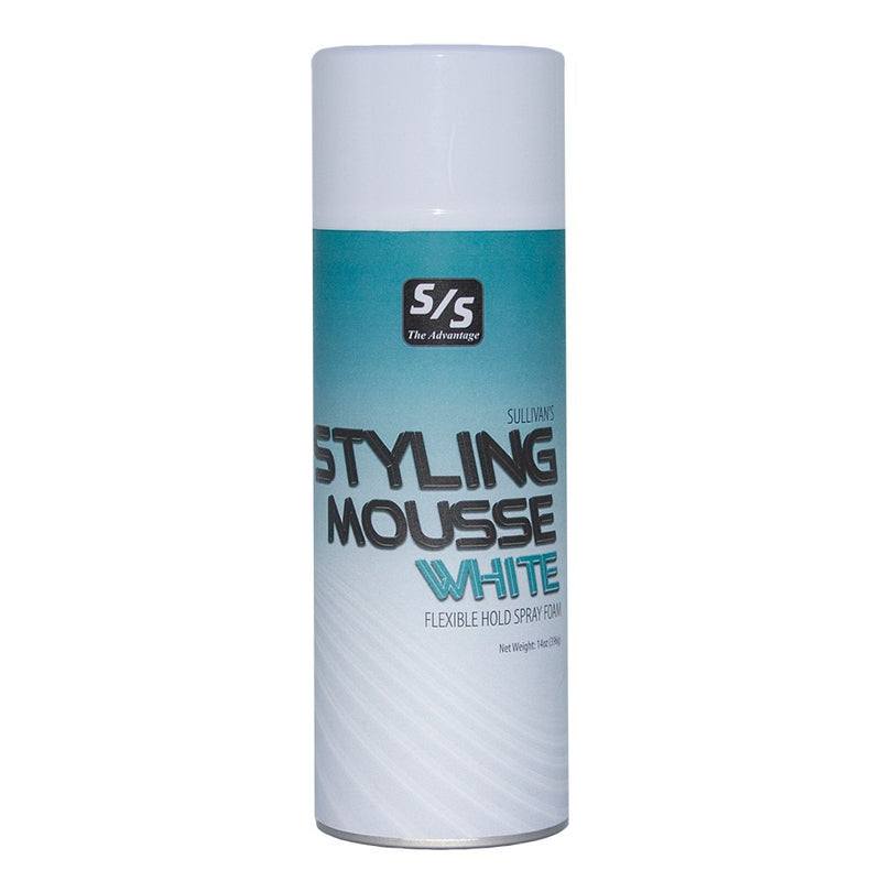 White Spray Foam Styling Mousse