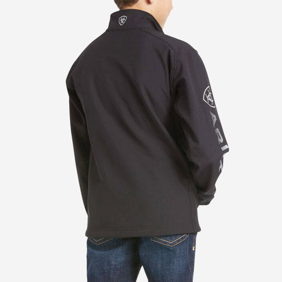 Ariat Boys Logo Black Softshell 2.0 Jacket