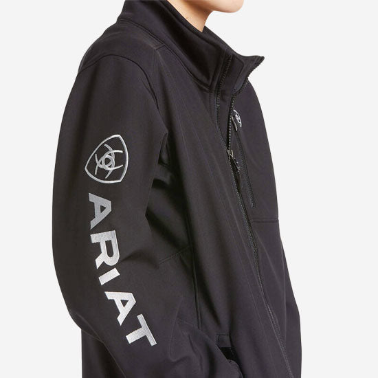 Ariat Boys Logo Black Softshell 2.0 Jacket