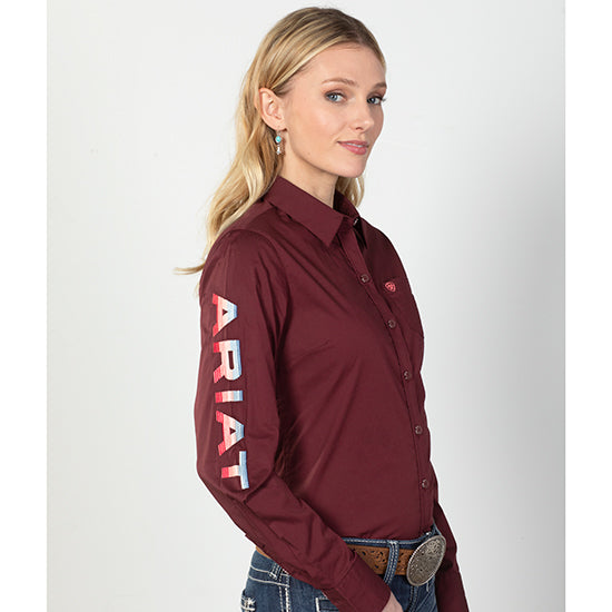 Ariat Women's Kirby Stretch Zinfandel Top