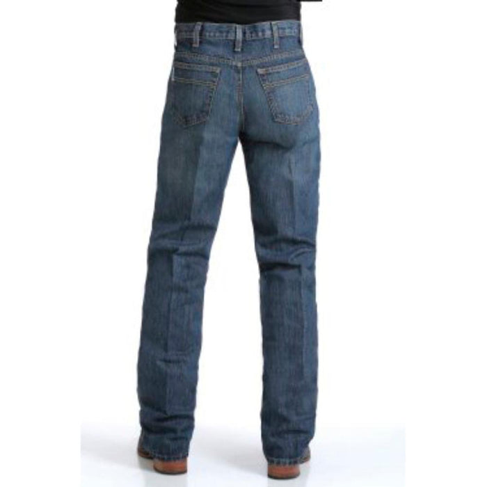 Cinch Men's White Label Mid Rise Dark Stonewash Jeans — NRS