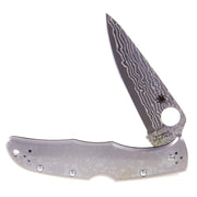 Spyderco Endura 4 Titanium Damascus Pocket Knife Large