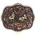 Tri-Color Team Ropers Traditional Attitude Buckle