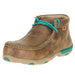 Women's Bomber Turqupise Alloy Toe Driving Moc