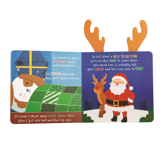 Mud Pie Reindeer Sleeps Until Christmas Book