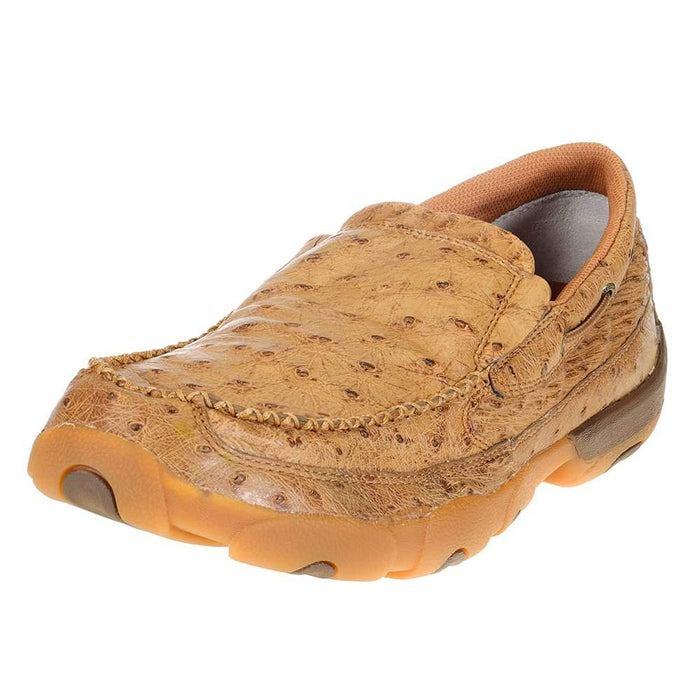 Twisted X Men`s Bomber Full Quill Ostrich Slip on