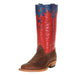 Kid's Red & Blue Spider Web Cowboy Boots