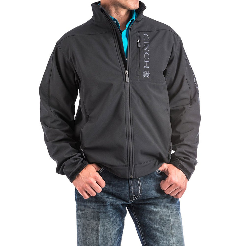 Men's Black Bonded Jacket