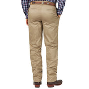 Men's Flat Front Casual Khaki Pants