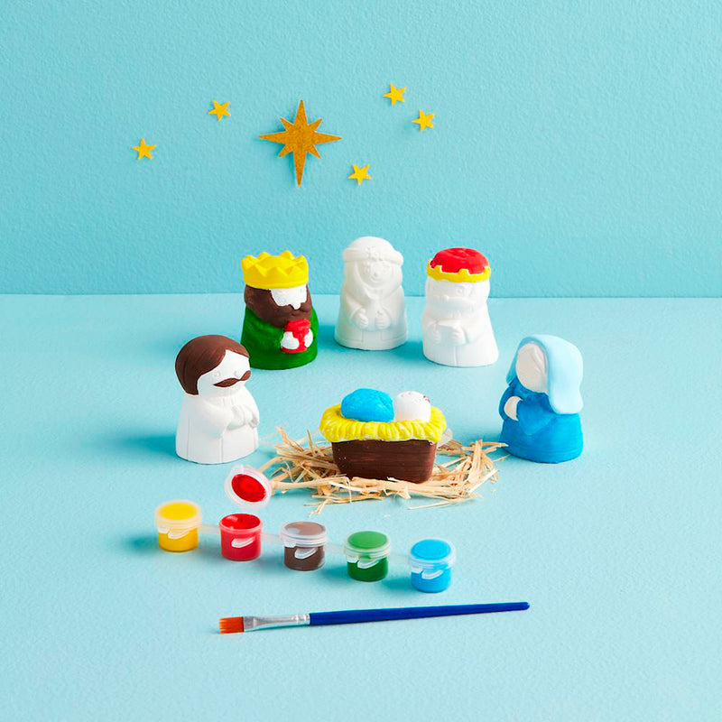 Mud Pie Paint Nativity Set