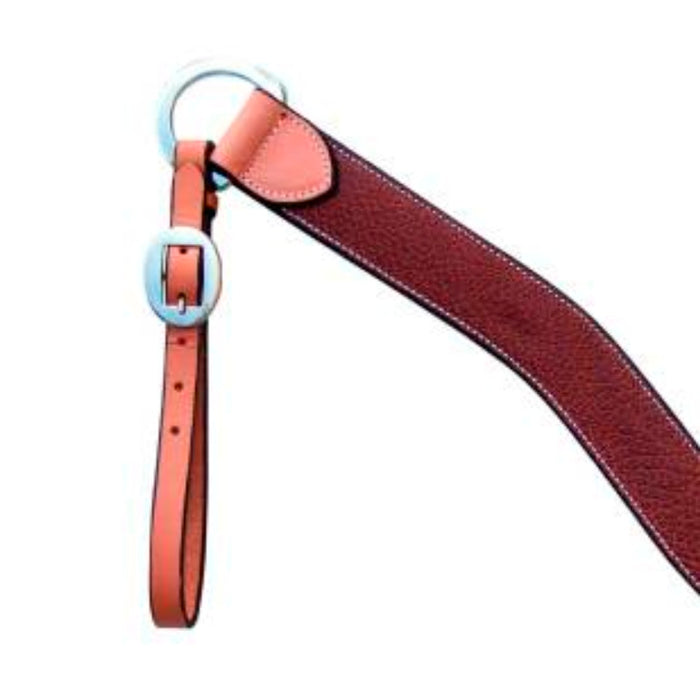 Professionals Choice Tan Bison Overlay 2in Contoured Breast Collar