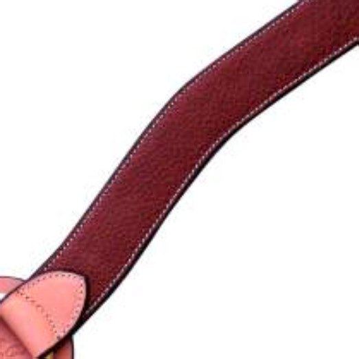 Professionals Choice Tan Bison Overlay 2in Contoured Breast Collar