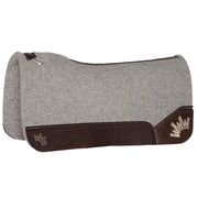 Kush 1 Inch Felt Saddle Pad with Chocolate Elephant Wear Leathers