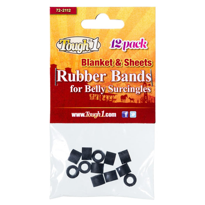 12/Pack Rubber Bands For Buckles