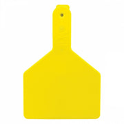 Z Tags 1-piece Yellow Blank Cow Tag 100pk