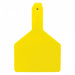 Z Tags 1-piece Yellow Blank Cow Tag 100pk