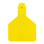 Z Tags 1-piece Yellow Blank Calf Tag 100pk