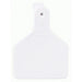 Z Tags 1-piece White Blank Calf Tag 100pk