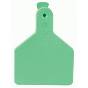 Z Tags 1-piece Green Blank Calf Tag 100pk