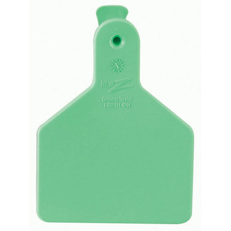 Z Tags 1-piece Green Blank Calf Tag 100pk