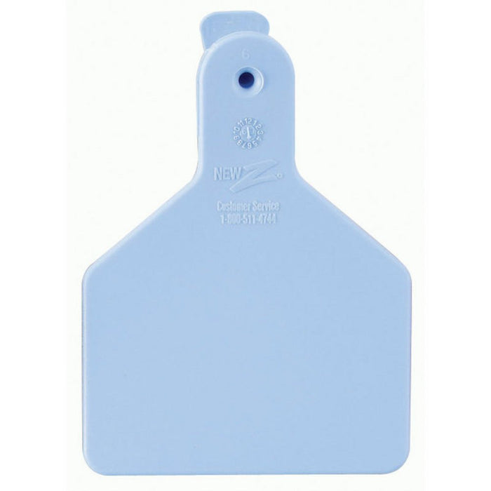 Z Tags 1-piece Blue Blank Calf Tag 100pk