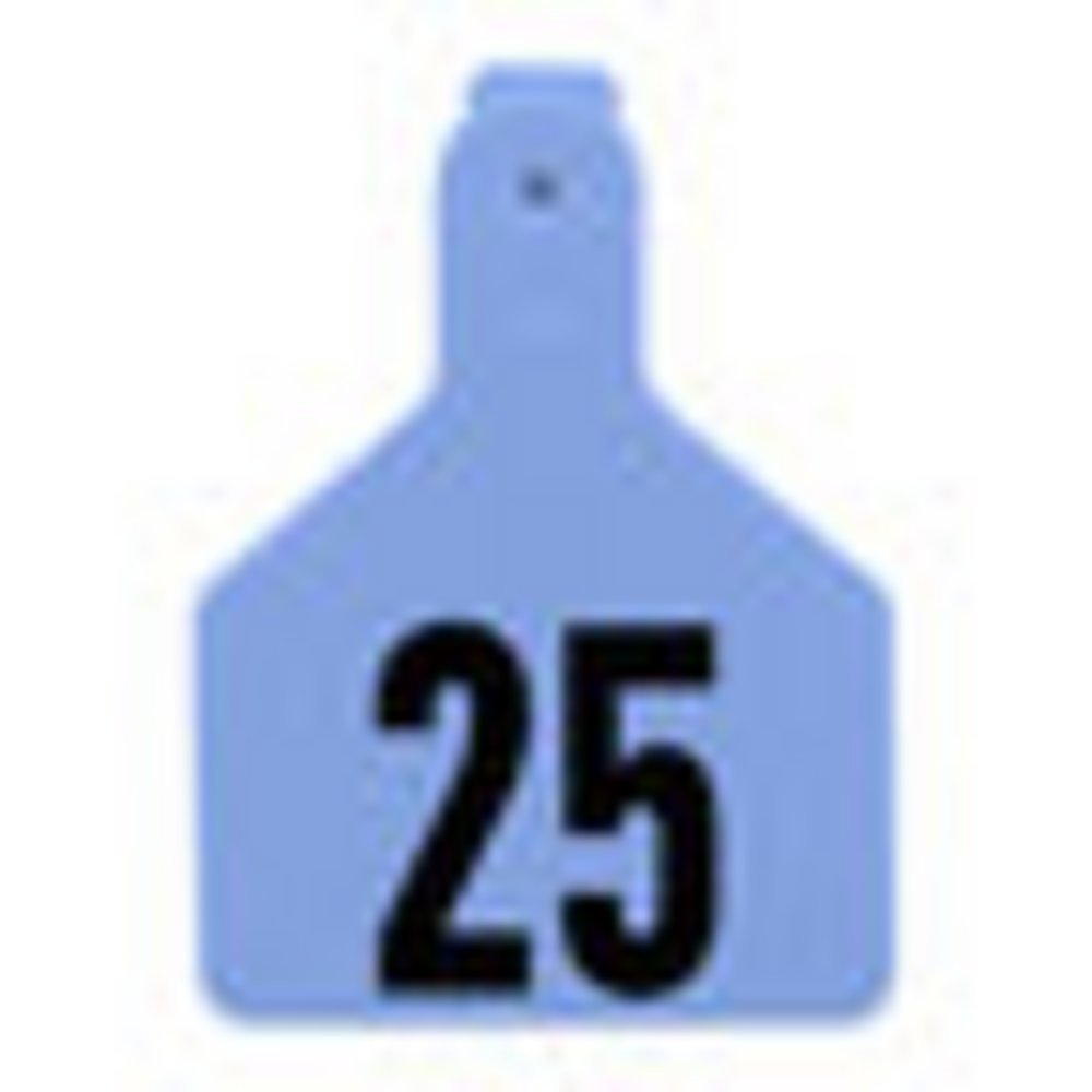 Datamars Z Tags 1-piece Blue Calf Tag 1-25 — NRS