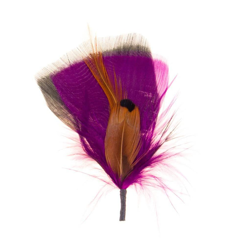 Austin Accent Inc. Purple Feather Hat Accent