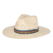 Tracker Jute with Tapestry Band 3.5in Brim Fashion Straw Hat