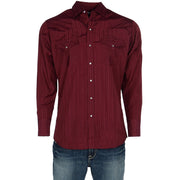 Long Sleeve Maroon Solid shirt