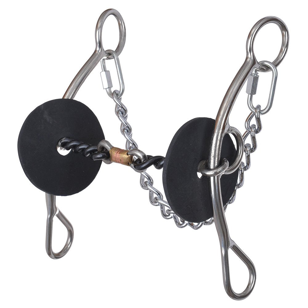 Reinsman JoseyMitchell Copper Dog Bone Twisted Wire Short Lifter Gag