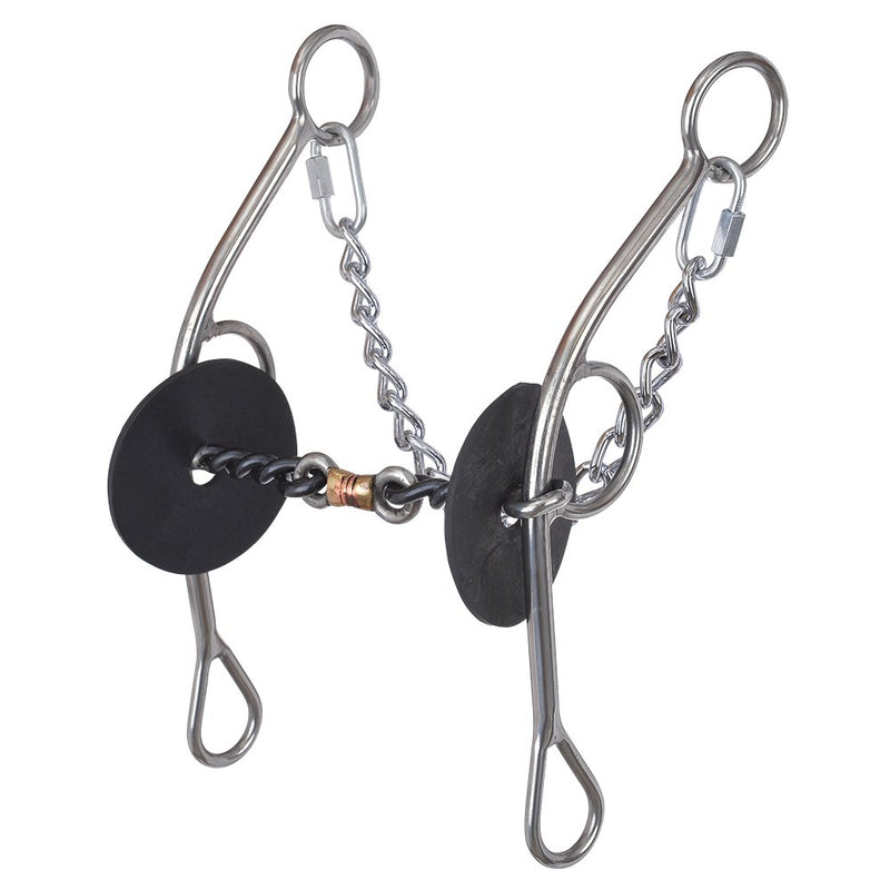 Josey Mitchell Copper Dog Bone Twisted Wire Long Shank Gag Bit
