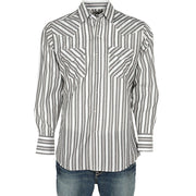 Assorted Long Sleeve Light Striped Snap Shirt