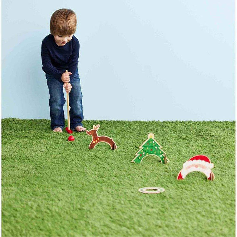 Mud Pie Holiday Hole In One Golf Set