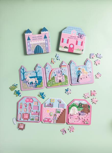 Mud Pie Dollhouse Magnetic Puzzle Book