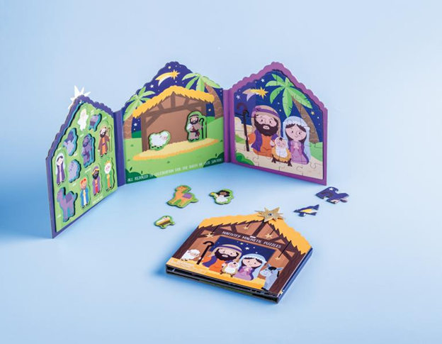 Mud Pie Nativity Magnetic Puzzle Set