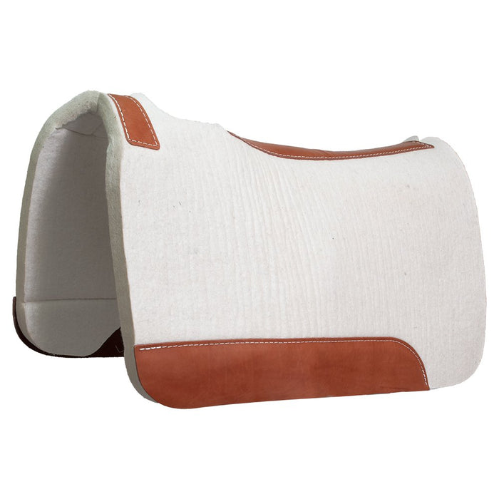 Contoured 100% Pressed Wool Saddle Pad