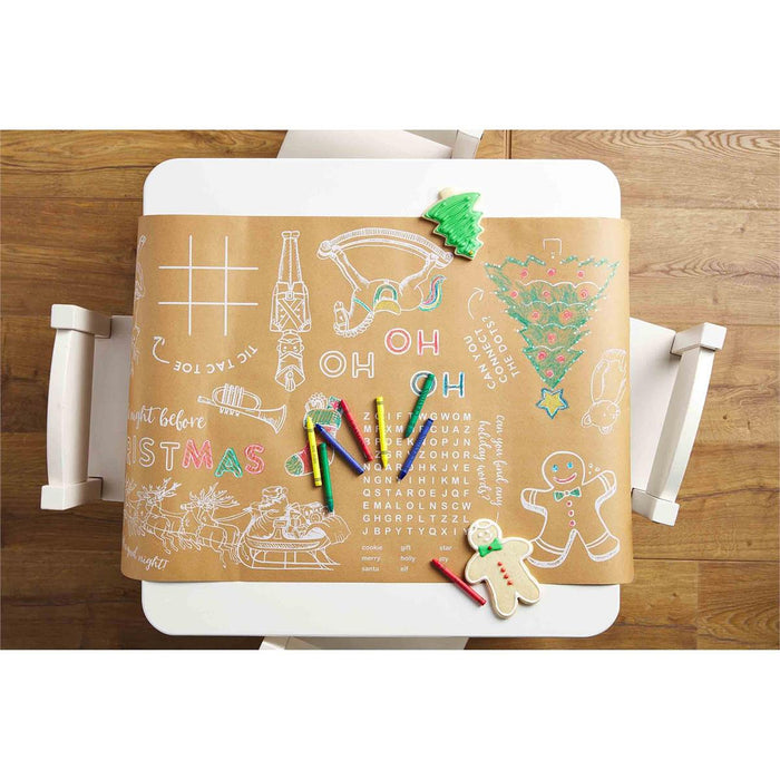 Mud Pie Color Me Christmas Table Runner Set