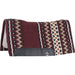 Classic Contour Wool Top Felt 34 x 38 Saddle Pad Burgundy/Grey