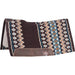Classic Contour Wool Top Felt 34 x 38 Saddle Pad Chocolate /Teal