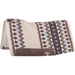 Classic Contour Wool Top Felt 34 x 38 Saddle Pad Ivory/Periwinkle
