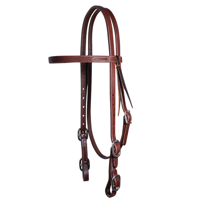 Oiled Double Adjust Browband