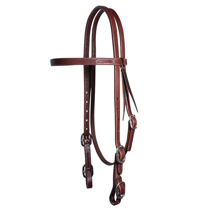 Pro Oiled Double Adjust Browband
