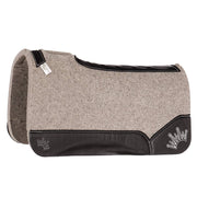 Kush 3/4 Inch Felt Saddle Pad with Black Wear Leathers
